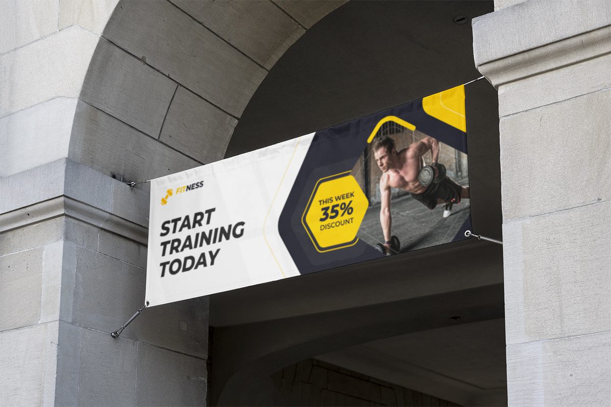 Vinyl Banner Mockup PlotBot
